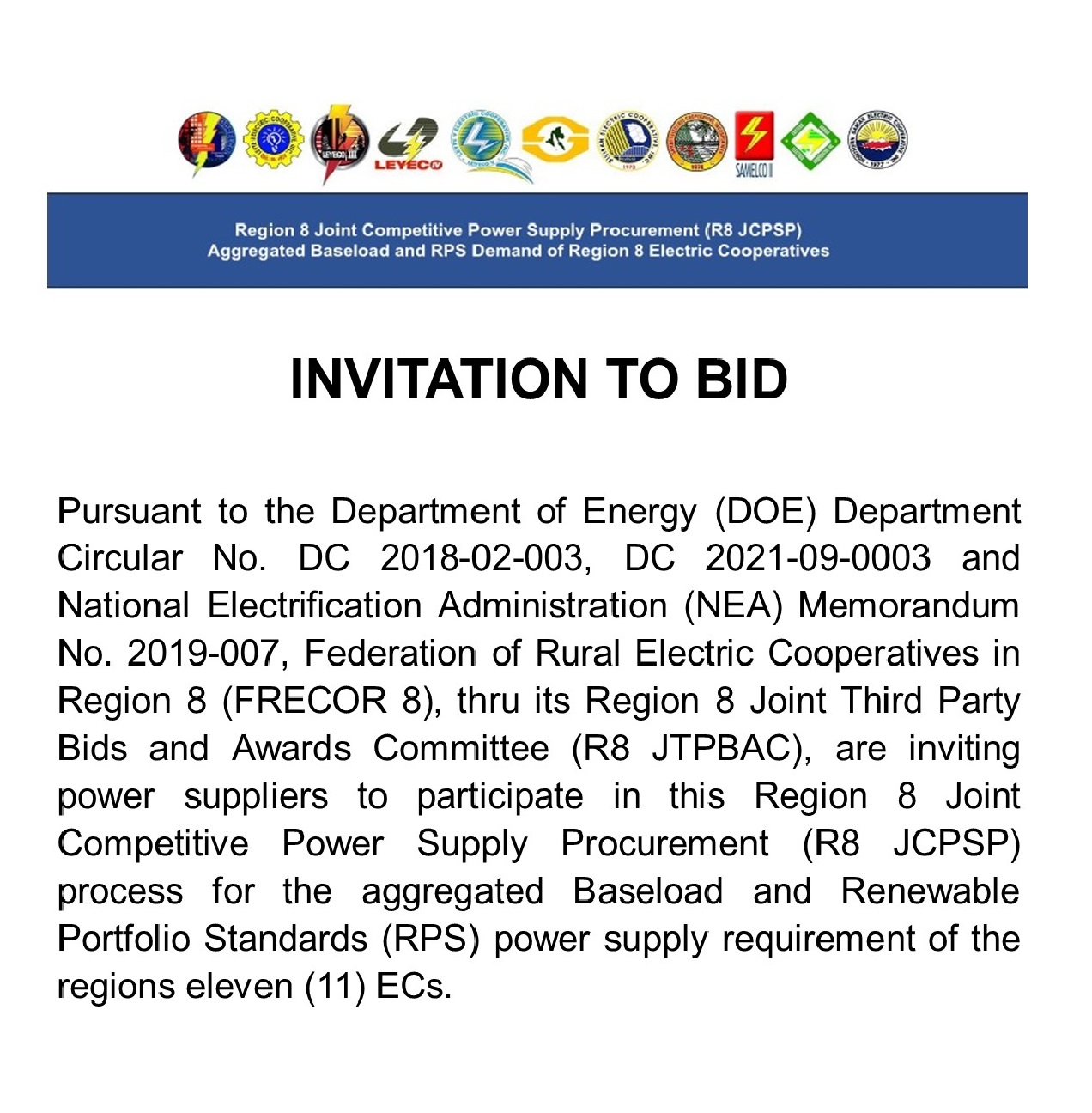 INVITATION TO BID